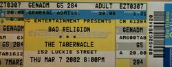Bad Religion / Less Than Jake / Hot Water Music on Mar 7, 2002 [456-small]