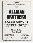 Allman Brothers Band / Alex Taylor / Long John Baldry on Feb 26, 1972 [761-small]