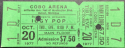 Iggy Pop / Ramones on Oct 20, 1977 [405-small]