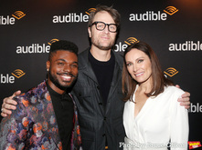 Edward W. Hardy, Todd Almond, and Laura Benanti at Audible’s Minetta Lane Theatre (2024), tags: Edward W. Hardy, Todd Almond, Laura Benanti, New York, New York, United States, Minetta Lane Theatre - Laura Benanti: Nobody Cares on May 9, 2024 [516-small]