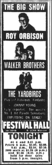 Roy Orbison / The Walker Brothers / The Yardbirds / Johnny Young on Jan 28, 1967 [534-small]