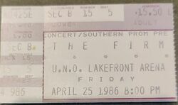 The Firm on Apr 25, 1986 [674-small]