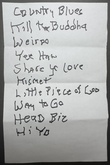 Brother JT setlist, tags: Setlist - Heaven Man / Brother JT / Mt. Mostly on May 10, 2024 [818-small]