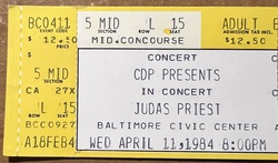 Judas Priest on Apr 11, 1984 [962-small]