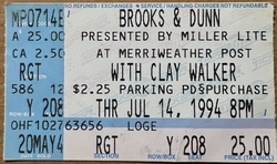 Brooks & Dunn / Clay Walker on Jul 14, 1994 [842-small]