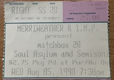 Matchbox Twenty / Soul Asylum / Semisonic on Aug 5, 1998 [913-small]