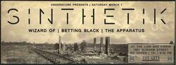 Sinthetik / Wizard Of / Betting Black / The Apparatus on Mar 1, 2014 [174-small]