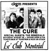 The Cure / The Remedials on Aug 29, 1981 [251-small]