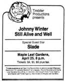 Johnny Winter / Slade on Apr 25, 1973 [311-small]