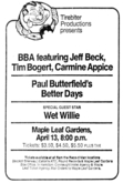 Beck, Bogert & Appice / Paul Butterfield's Better Days / Wet Willie on Apr 13, 1973 [313-small]