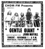 Gentle Giant / John Mayall on Nov 1, 1977 [785-small]