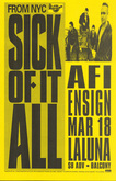 Sick of It All / AFI / Ensign on Mar 18, 1997 [955-small]
