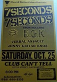 BGK / 7 Seconds / Verbal Assult / Johnny Guitar Knox on Oct 25, 1986 [639-small]