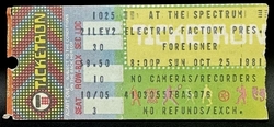 Foreigner / Billy Squier on Oct 25, 1981 [381-small]