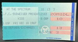 KISS / Ted Nugent on Dec 18, 1987 [410-small]