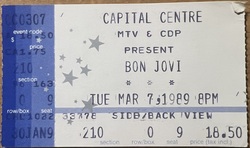 Bon Jovi / Skid Row on Mar 7, 1989 [497-small]