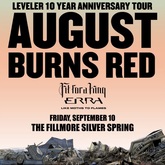 August Burns Red / Fit for a King / Erra / Like Moths to Flames on Sep 10, 2021 [946-small]