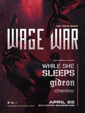 Wage War / While She Sleeps / Gideon / Chamber on Apr 26, 2022 [973-small]