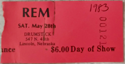 R.E.M. / Playground on May 28, 1983 [217-small]
