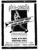 Elvis Costello / Confederates / Nick Lowe on Dec 5, 1987 [288-small]
