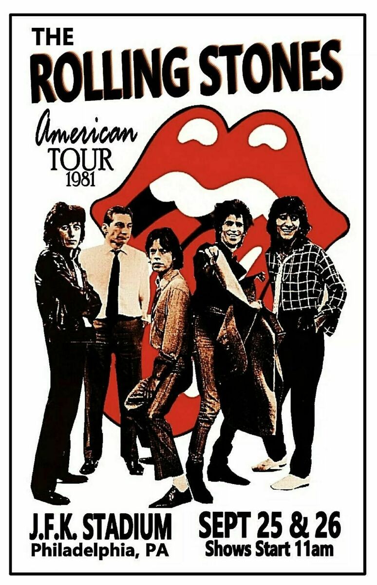 Sep 25, 1981: The Rolling Stones / Journey / George Thorogood