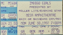 The Indigo Girls on Jun 30, 1997 [379-small]