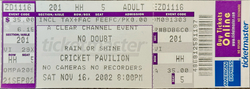 No Doubt on Nov 16, 2002 [387-small]