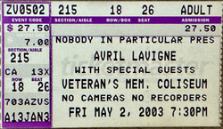 Avril Lavigne / Simple Plan on May 2, 2003 [392-small]