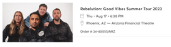 Rebelution / Passafire / Iration / The Expendables / DJ Mackle on Aug 17, 2023 [459-small]