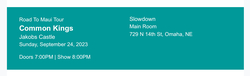 Common Kings / Jakob's Castle on Sep 24, 2023 [462-small]