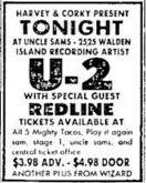U2 / Redline on May 21, 1981 [569-small]