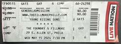 ticket stub, tags: Ticket - Young Rising Sons / Noah Richardson / Lemondrop on May 15, 2024 [483-small]