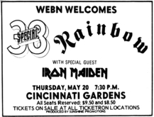 Rainbow / .38 Special / Iron Maiden on May 20, 1982 [525-small]