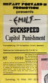 Emils / Suckspeed / Capitol Punishment on Mar 16, 1991 [616-small]