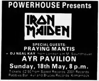 Iron Maiden / Praying Mantis on May 18, 1980 [272-small]