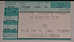YES on May 9, 1991 [431-small]