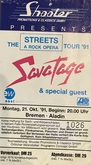 Savatage / Vicious Rumors on Oct 21, 1991 [911-small]
