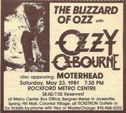 Ozzy Osbourne / The Outlaws / Motörhead on May 23, 1981 [800-small]