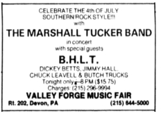 The Marshall Tucker Band on Jul 4, 1984 [913-small]