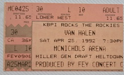 Van Halen / Xyz on Apr 25, 1992 [234-small]