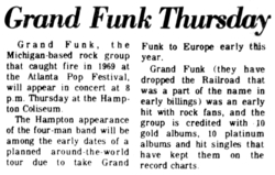 Grand Funk Railroad / Hydra on Feb 13, 1975 [240-small]