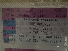 The Vandals / The Suspects on Sep 20, 1996 [264-small]