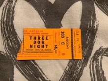 Ticket stub, Three Dog Night / Texas / Babe Ruth on Oct 19, 1973 [907-small]