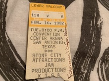 Ticket stub, Foreigner / Bryan Adams on Feb 16, 1982 [920-small]