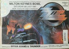 ZZ Top / Bryan Adams / The Law / Thunder / Little Angels on Jul 6, 1991 [311-small]