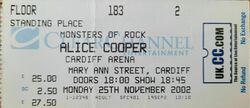 Alice Cooper / Thunder / The Quireboys / The Dogs D'amour on Nov 25, 2002 [325-small]