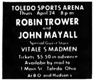 Robin Trower / John Mayall / Joe Vitale's Madmen on Apr 24, 1975 [701-small]