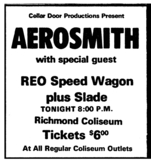 Aerosmith / REO Speedwagon / Slade on Aug 27, 1975 [746-small]