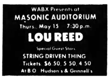 Lou Reed / String Driven Thing on May 15, 1975 [753-small]