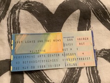 Ticket Stub, Huey Lewis and The News on May 8, 1984 [808-small]